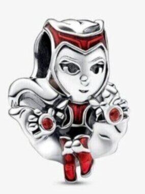 Marvel Scarlet Witch Charm Charms for Pandora Bracelet Necklace S925 Silver